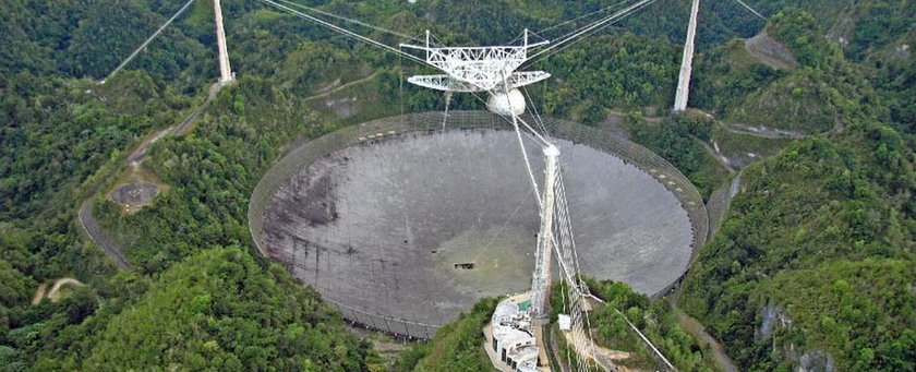Новости астрономии: Туманное будущее радиотелескопа в Пуэрто-Рико.