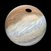 Фотография тени спутника Ио на Юпитере