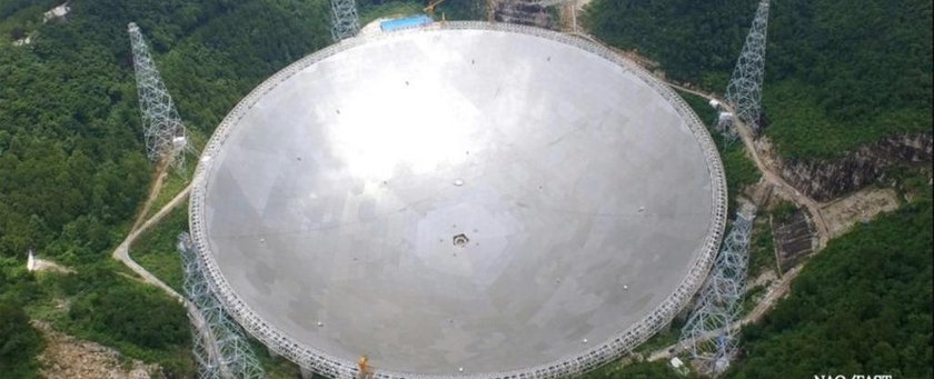 Китай планирует построить крупнейший в мире управляемый радиотелескоп