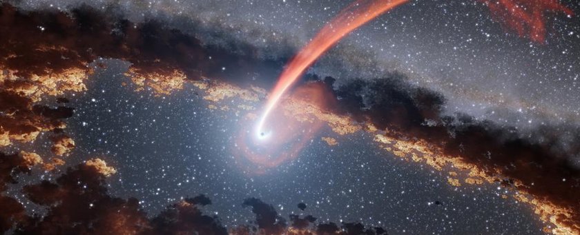 Новости космоса: Разрушение звезды сверхмассивной черной дырой запечатлены инфракрасным телескопом WISE.