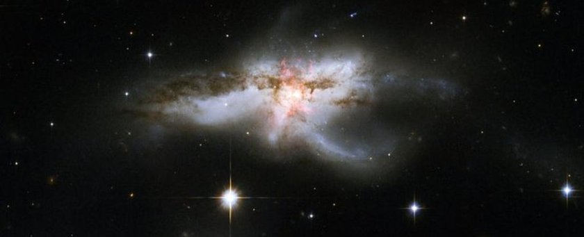 Отображение молекулярного оттока галактики