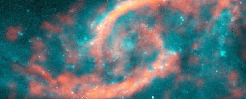 Новости астрономии: Цунами из звезд и газа в сливающихся галактиках.