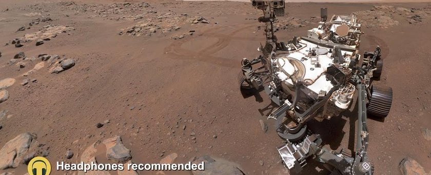 В ролике, опубликованном NASA, можно услышать шум ветра на Марсе