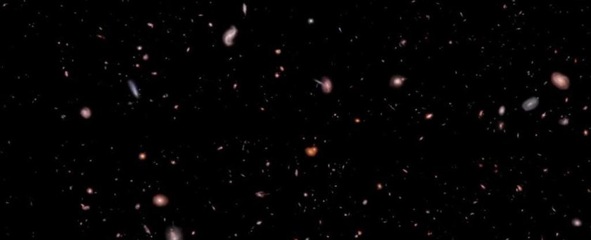 Великолепное видео НАСА о галактиках исследованых космическим телескопом Джеймс Уэбб